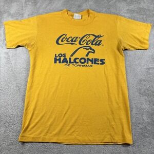 Coca Cola Los Halcones De Torrimar Shirt Yellow Size M